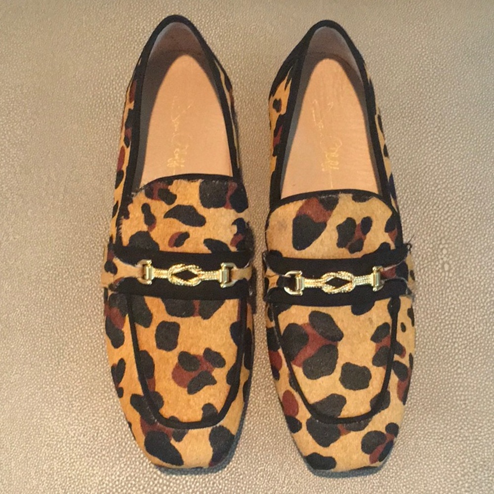 Adonis Leopard Hair Calf/Black Suede Leather  (9.5)